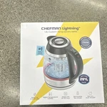 Chefman Lightning 1.8L Electric Kettle Digital Temp Control, Tea Infuser, 1750W New. Price: $40.10.