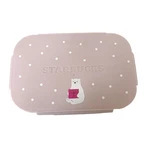 Starbucks 2021 Santa Bear Silicone Collapsable Food Box Used. Price: $19.95.