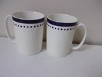 2 Lenox Kate Spade "charlotte Street East" Coffee Mugs Used. Price: $18.00.