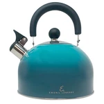 Emeril Lagasse Whistling Tea Kettle, 2.6 Qt Stainless Steel Pot Stovetop New. Price: $51.42.