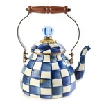 Mackenzie Childs 2 Qt Royal Check Tea Kettle Bnib New. Price: $169.99.