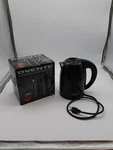 Ovente Electric Kettle Double Wall 1.7 Liter KD64B Black Non Slip Rotary Base Open. Price: $14.99.