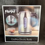 Parini Stainless Steel Cordless Electric Kettle New Box Auto Shutoff. Price: $26.62.