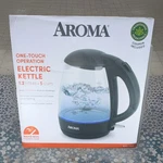 Aroma AWK-151B Cordless Electric Glass Kettle 1.2L Black 1500W Bpa Free Open. Price: $16.99.