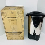 Elite Gourmet CCM040 Stainless Steel Cup Coffee Brewer Urn Hot Water Tested Used. Price: $29.99.
