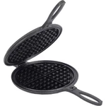 Lehmans Cast Waffle Maker Two Piece Hinged Non-electric Iron... New. Price: $71.22.