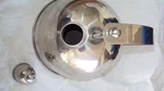 Cuisinart 2 Quart All 18/10 Stainless Steel Whistling Tea Kettle Pot BA-165A Euc Used. Price: $23.99.