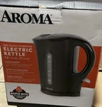 Aroma Electric Kettle One Touch Operation 1.7 (l AWK-110B) Cup Open. Price: $27.99.