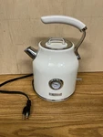 Haden Heritage 1.7 Liter Stainless Steel Electric Kettle, Hot Water Used. Price: $34.90.