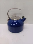 Kate Spade Lenox New York Whistle While You Work Tea Kettle Cobalt Blue Nice Used. Price: $28.50.