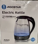 Aigostar Electric Kettle Adam 300104LCB 1.7L Open. Price: $33.99.