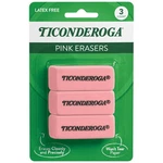 Ticonderoga Wedge Erasers, Pink, 3 Count (pack Of 1), New. Price: $10.99.