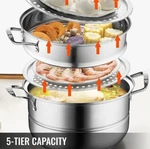 Doitool Practical Stainless Steel Steamer Multifunctional Stockpot 5 New. Price: $43.50.