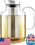 Teabloom Extra-large Multi-brew Borosilicate Glass Teapot Kettle Pitcher New. Price: $97.12.