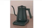 Willow Kitchen 1L Gooseneck Electric Kettle For Pour Over Coffee & Tea Green Open. Price: $32.99.