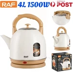 Raf 1500W Electric Water Kettle Retro 4L Boiler Jug Maker Stainless Steel Pot Au Brand. Price: $76.50.