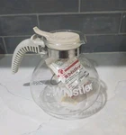 Vtg Gemco The Whistler Teapot Kettle Coffee 8 Cup Glass D-20 W/lid Usa Great New. Price: $24.95.
