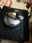 Farberware 1/2 Qt Stainless Steel Whistling Tea Kettle K7005 Used. Price: $19.95.