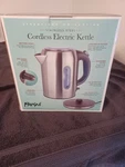 Parini Stainless Steel Cordless Electric Kettle 1.7 Liter One Touch Power New. Price: $20.76.