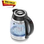 Chefman Lightning 1.8L Electric Kettle Custom Temp Tea Infuser Stainless Steel New. Price: $51.99.