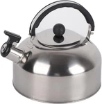 3L Stainless Steel Whistling Tea Kettle, Camping Bottle, Lightweight For New. Price: $23.63.