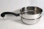 Farberware 2.0QT Stainless Steel Double Boiler Water Bath Insert Used. Price: $27.95.