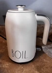 Rae Dunn Electric Hot Water Kettle Open. Price: $30.00.