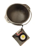 Lodge Country Kettle, Cast Iron, 1 Pint, New Unseasoned With Tag Instructions. Price: $19.95.