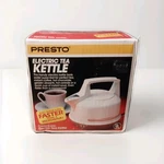 Presto Electric Tea Kettle Vintage (model 02700) Made Hong Kong..new Open Box. Price: $31.45.