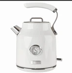 Haden 75012 1.7L Cordless Electric Kettle 6 Cup White Silver Hardware Open. Price: $58.00.