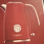 Longdeem LD-K3041E Red Corded Electric Kettle With Thermometer New. Price: $41.08.