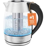 Chefman Electric Glass Kettle, Fast Boiling W/ Led Lights, Auto Shutoff & New. Price: $51.99.