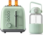 K640 Electric Kettle 1.7L & DG710 Glass Water Bottle Cozy Green New. Price: $161.99.