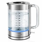 Ovente Electric Kettle, 1.7L Double Wall 1.8 Quarts, Silver - KG912S New. Price: $42.90.