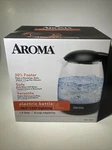 Aroma Glass Water Kettle-led LIGHTING-1.2L, 5 Cup-tea, Coffee New Box. Price: $23.99.