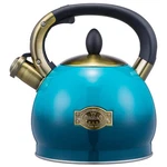 Whistling Stove Top Teapot, Stainless Steel 2.8 Quart, Blue New. Price: $48.95.