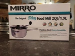 Mirro Foley Food Mill 2QT/1.9L Stainless Steel Manual Kitchen Tool New. Price: $27.00.