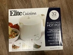 Elite Cuisine Electric Hot Pot 32OZ Model EHP-001 Brand New Box. Price: $22.00.