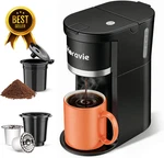 Single Serve Coffee Maker Cup & Grounds Compatible 6-12OZ Fast Brew Black New. Price: $54.47.