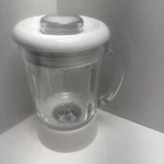 Cuisinart Blender SPB-6 White Cup 48 Oz Glass Pitcher Jar, Blade -- With Lid Used. Price: $37.98.