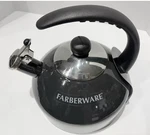 Farberware Omega Whistling Tea Kettle, Works For All Stove-tops New. Price: $18.95.