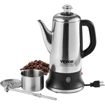 Vevor 12-CUP Electric Percolator Coffee Pot Stainless Steel Body Maker New. Price: $51.99.