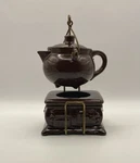Vintage Commodore Japan Pot Belly Stone Tea Kettle Free Shipping Used. Price: $25.00.