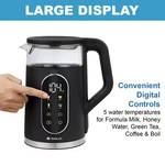 1500W Fast Boiling Glass Electric Kettle With Temperature Control, 1.7L New. Price: $49.99.