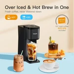 Tastyle K310IC Mini Hot & Iced Coffee Maker Single Serve K-cup Grounds Black New. Price: $29.99.