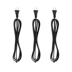 3PCS 6FT Lamp SPT-2 18AWG Ul Listed Power Wire With Plug New. Price: $16.01.