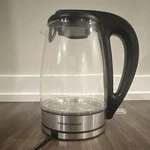 Hamilton Beach Cordless Electric Glass Kettle 1.7L 1500W Model 40865 W/ Water Used. Price: $8.00.