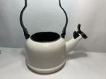 Creuset Whistling Tea Kettle Stove Top White, 1.1 Liter, 1.25 Quarts Used. Price: $11.99.