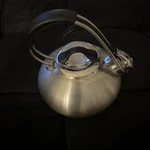 Chantal Whistling Kettle 1.8 Qt Silver Stainless Steel Teapot SL37 Loop Used. Price: $16.10.