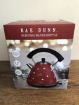 Rae Dunn Electric Water Tea Kettle Love Red New Box 1.7 Liters Stainless. Price: $34.99.